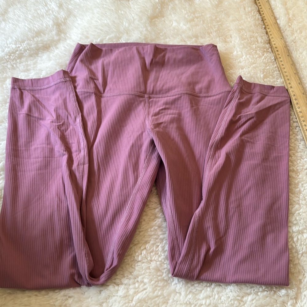 Lululemon ribbed align leggings size 6 - 25 inch inseam